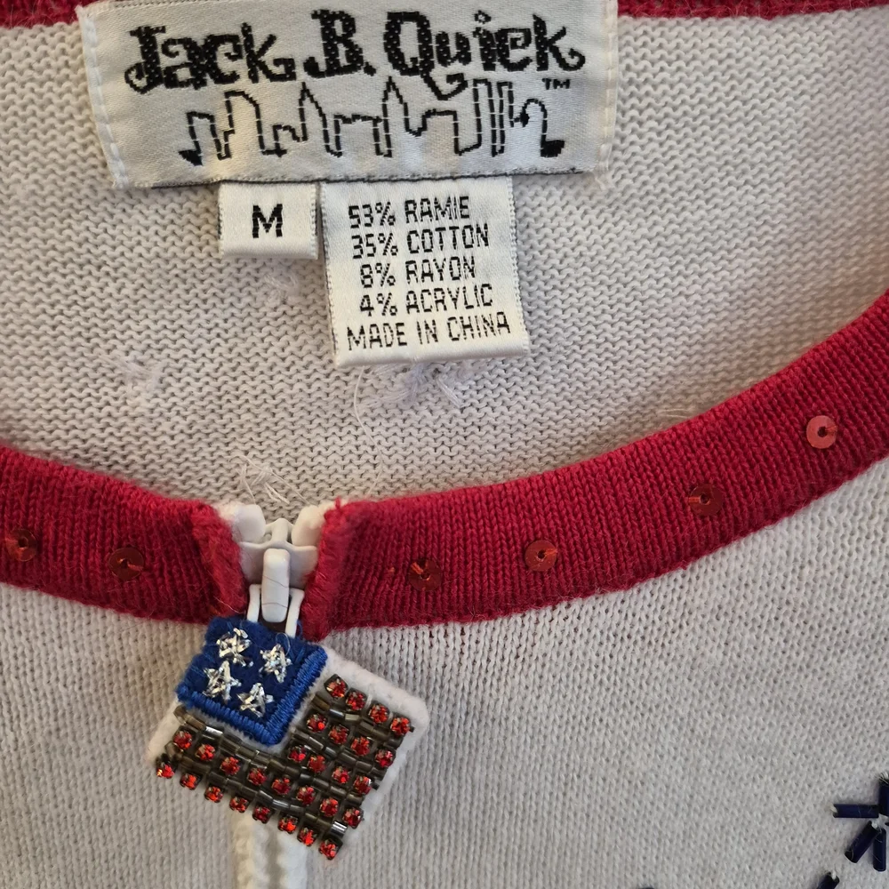 Festive Fireworks Cardigan Sweater - Picture 2 of 11